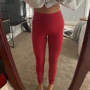 COPY - Red lululemon leggings!!